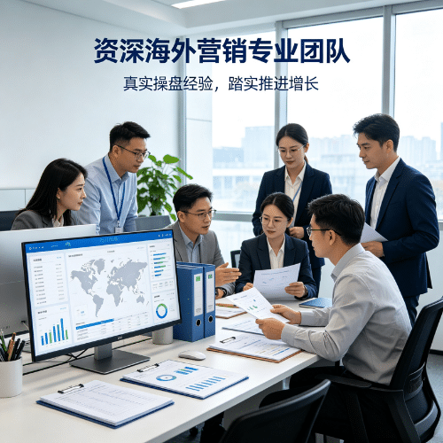 元川出海资深海外营销专业团队